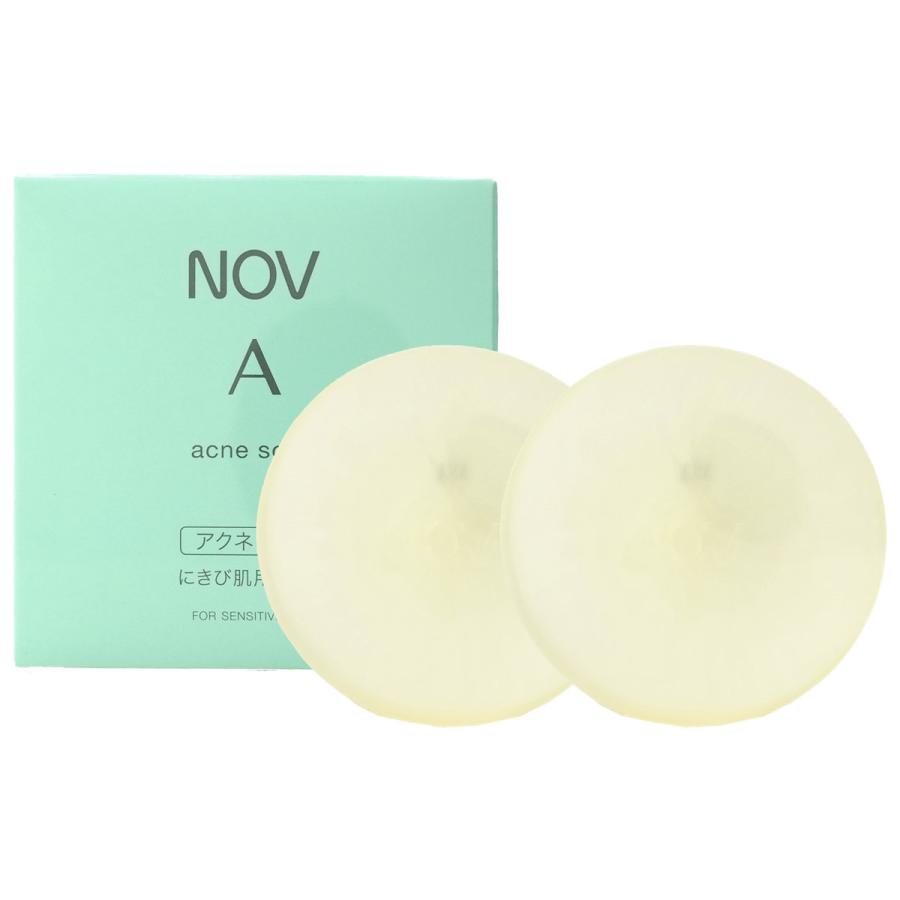 [2個セット]ノエビア NOVノブ A アクネソープ 70g×2個[石けん][医薬部外品][メール便送料無料]