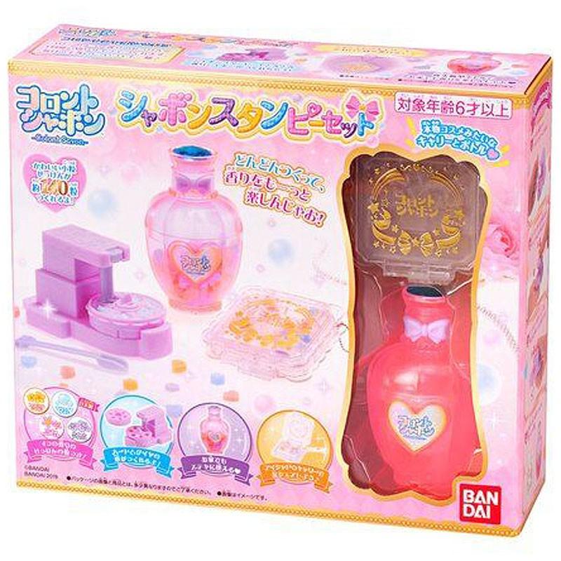 コロントシャボン シャボンスタンピーセット バンダイ 女の子 石鹸 香りつき 石けん せっけん メイキングトイ 6歳以上 送料無料 6038166 おしゃれcafe 通販 Yahoo ショッピング
