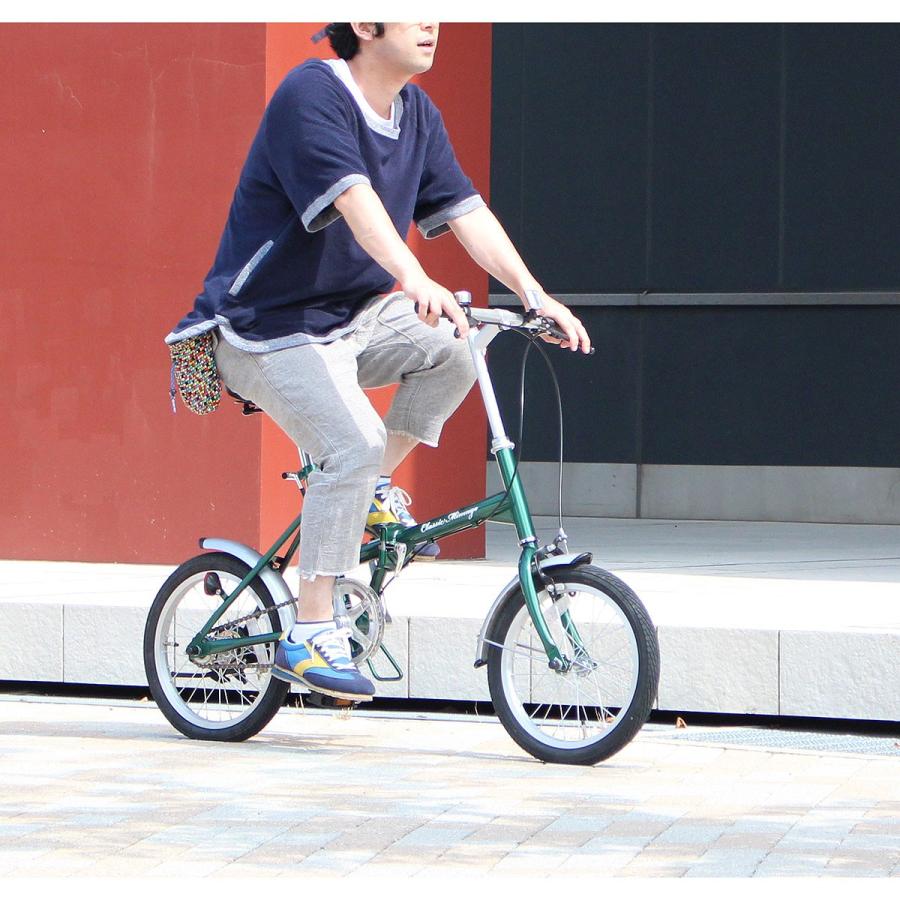 『配送可』ＣＬＡＳＳＩＣ ＭＩＭＵＧＯ クラシック ミムゴ１６型折りたたみ自転車 ミムゴ Classic Mimugo クラシック 自転車 折りたたみ自転車