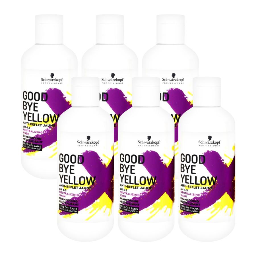 セット シュワルツコフ グッバイイエローカラーシャンプー 310g 6本セット 紫シャンプー ムラシャン Schwarzkopf 送料無料 Set1 おしゃれcafe 通販 Yahoo ショッピング