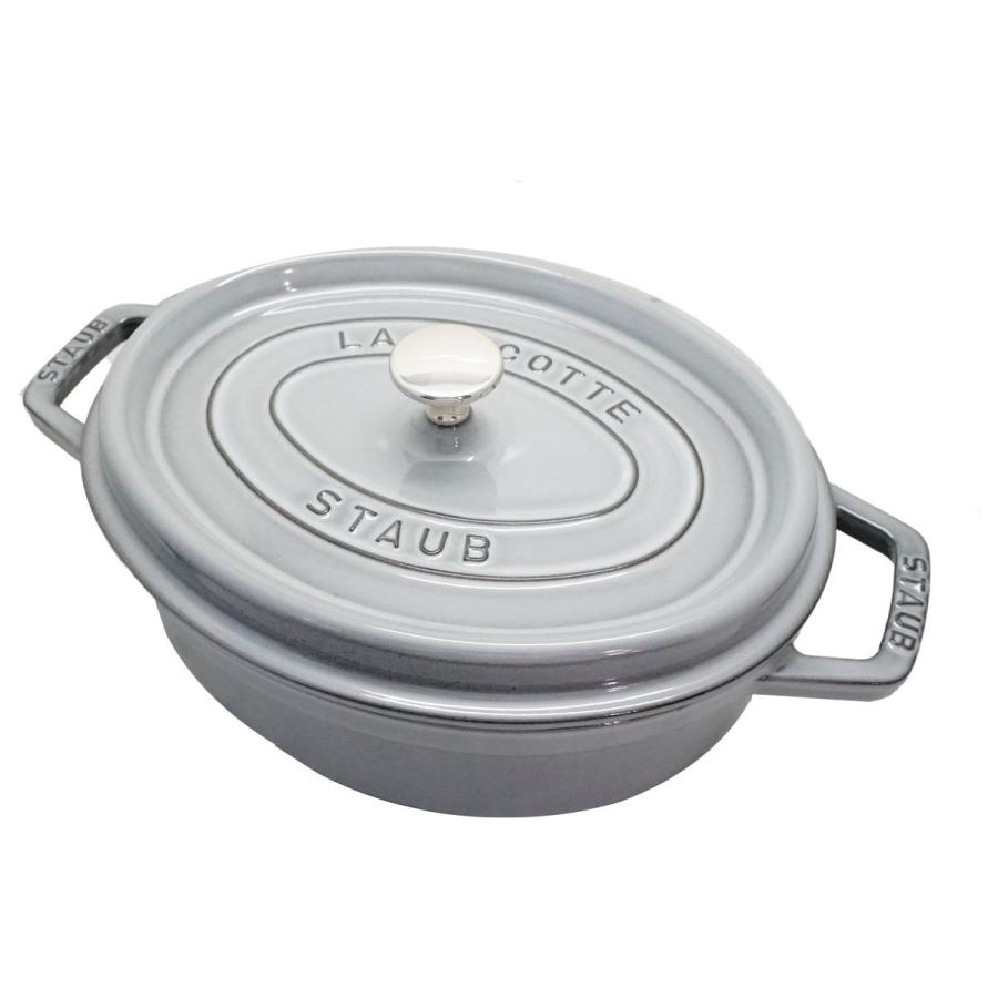 ストウブ Staub ピコ・ココット オーバル 27cm 40500-276 グレー 
