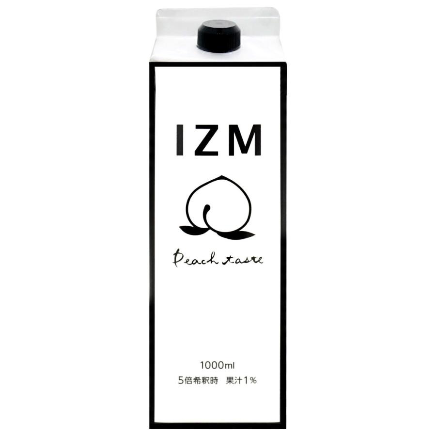 IZM酵素ドリンク1000ml ピーチ[食品][送料無料][BD] : おしゃれcafe