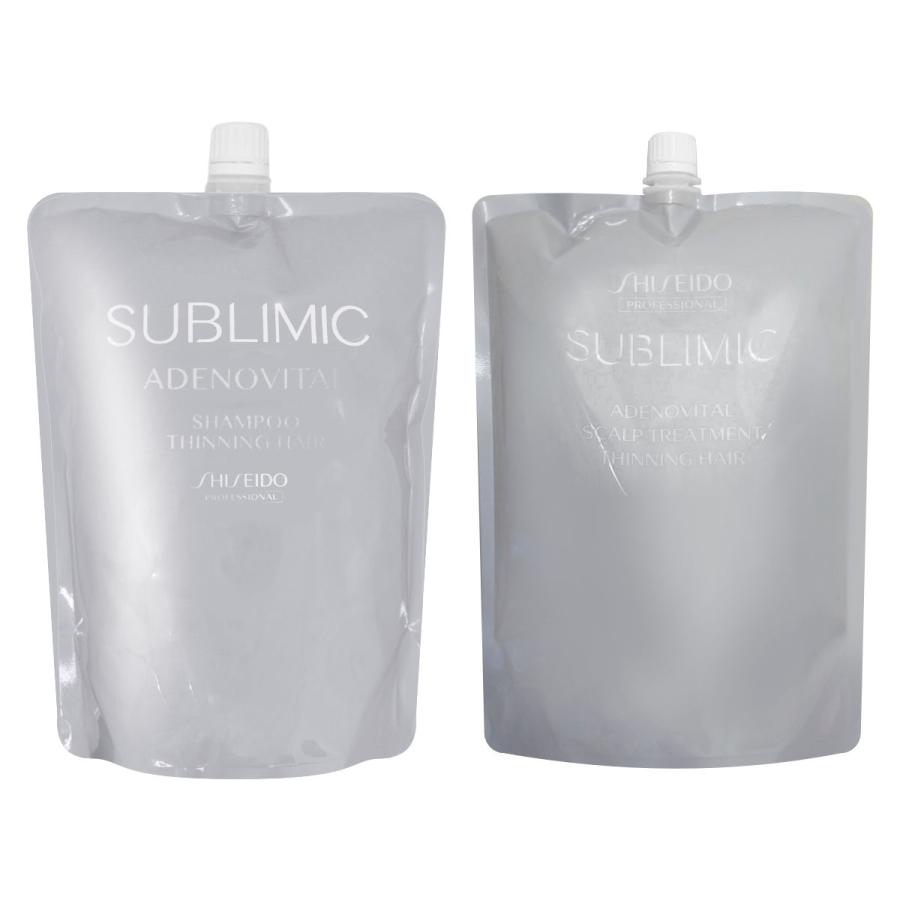 SUBLIMIC [セット]資生堂 サブリミック アデノバイタルシャンプー 替  