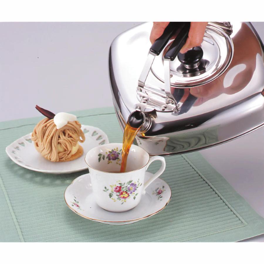 杉山金属 KS-2621 キューブケトル 2.8L[ストレーナー付き ステンレス