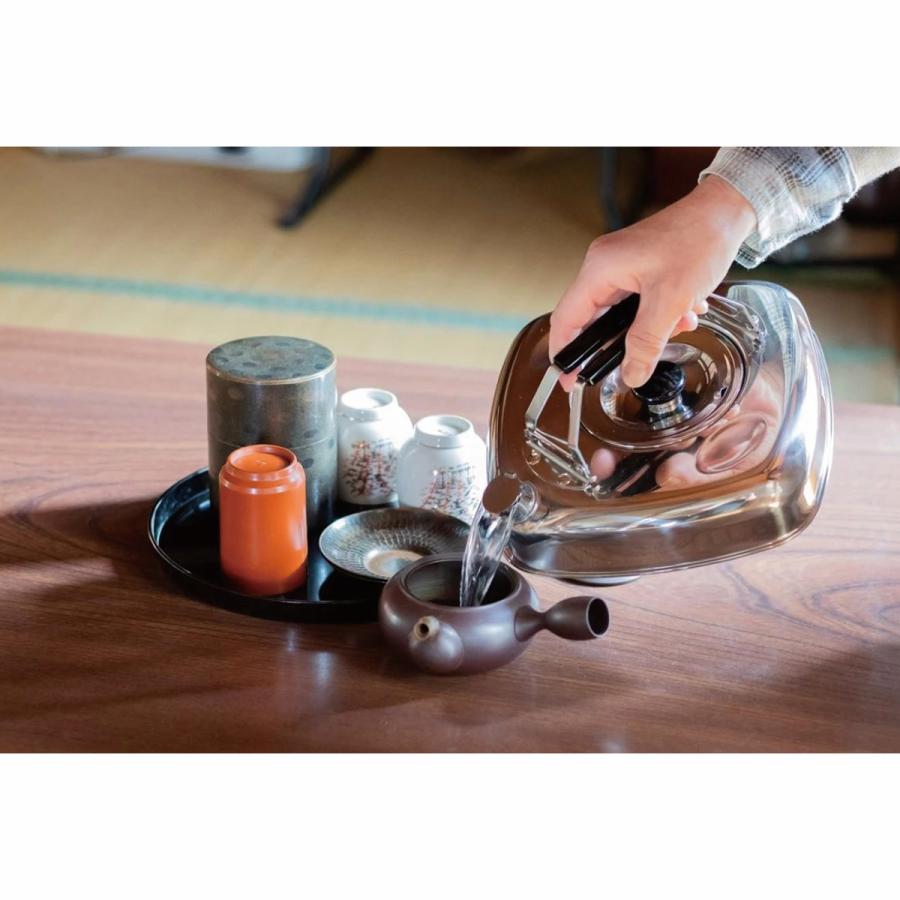 杉山金属 KS-2621 キューブケトル 2.8L[ストレーナー付き ステンレス