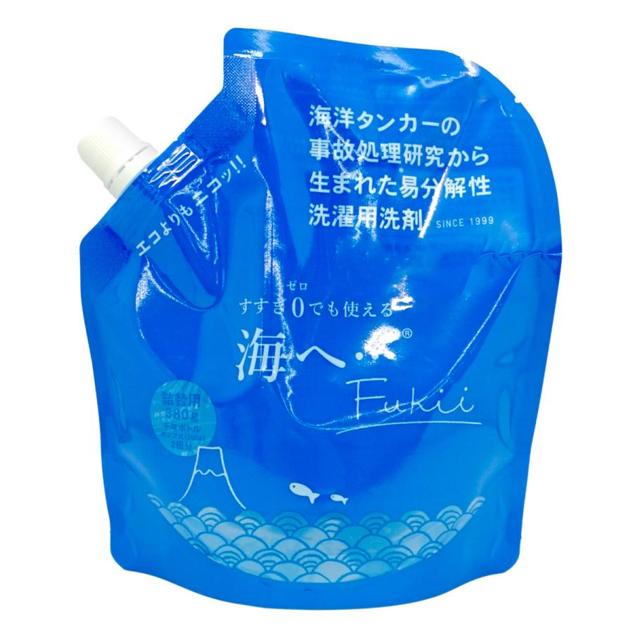 [楽天ランキング1位]がんこ本舗 洗濯洗剤 海へ… Fukii 詰替パック380g[洗濯洗剤][送料無料]（Yahoo!・おしゃれcafe）