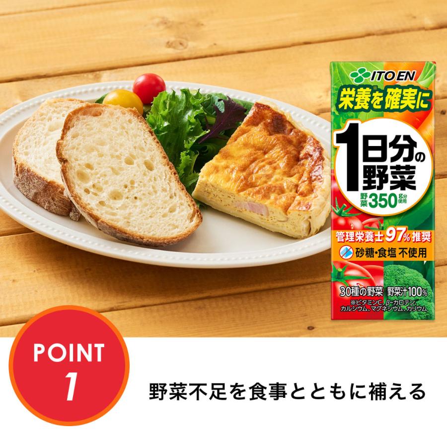 伊藤園（ITO EN） 1日分の野菜(機能性栄養強化) 200ml×24本入り 紙