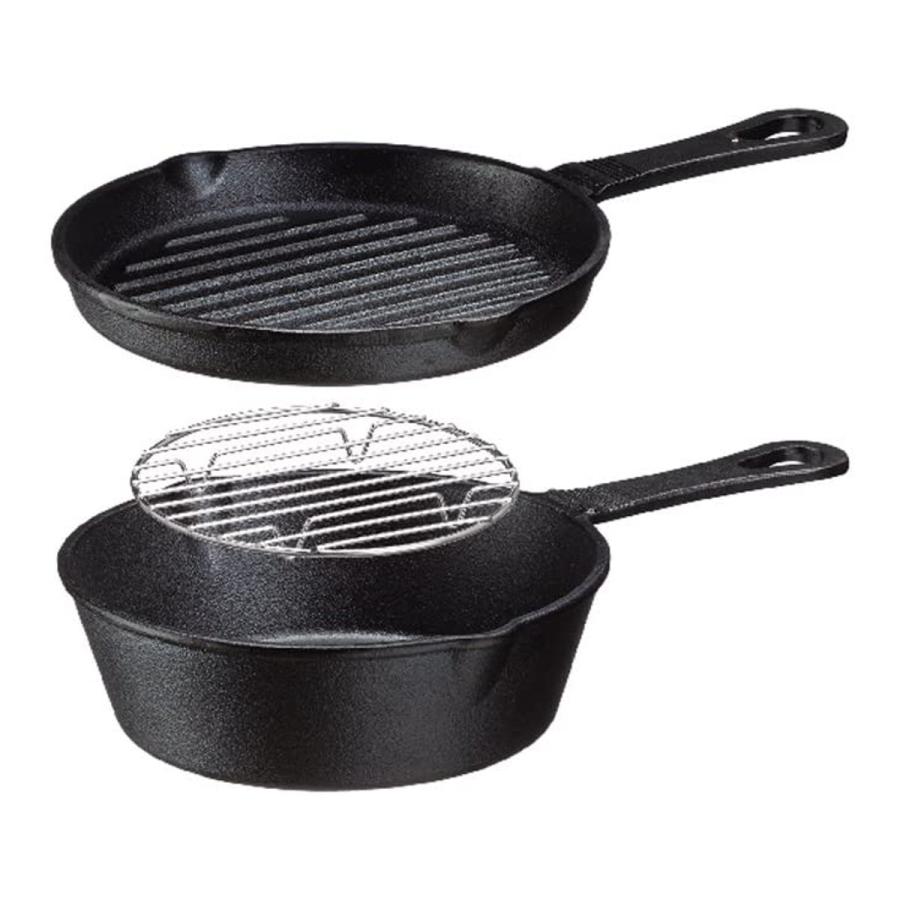 イシガキ産業 3969 スキレットオーブン 18cm[鉄鋳物][直火・IH対応][食