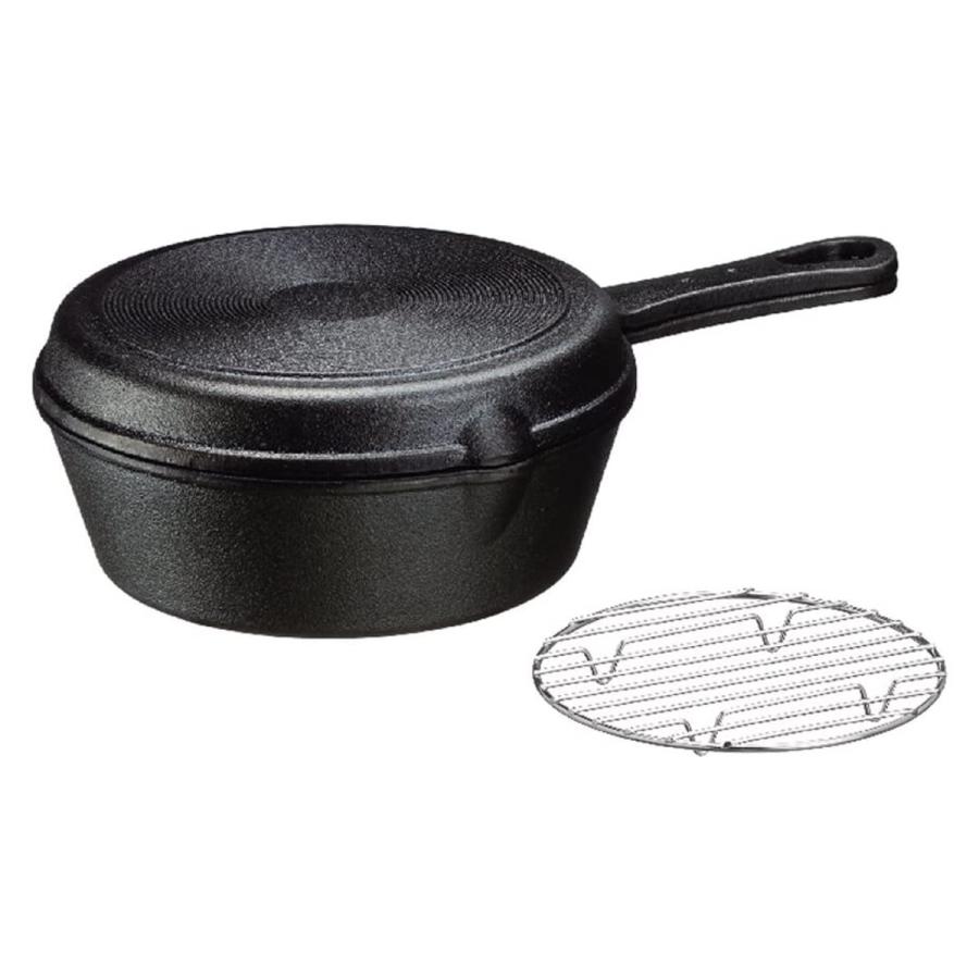 イシガキ産業 3969 スキレットオーブン 18cm[鉄鋳物][直火・IH対応][食