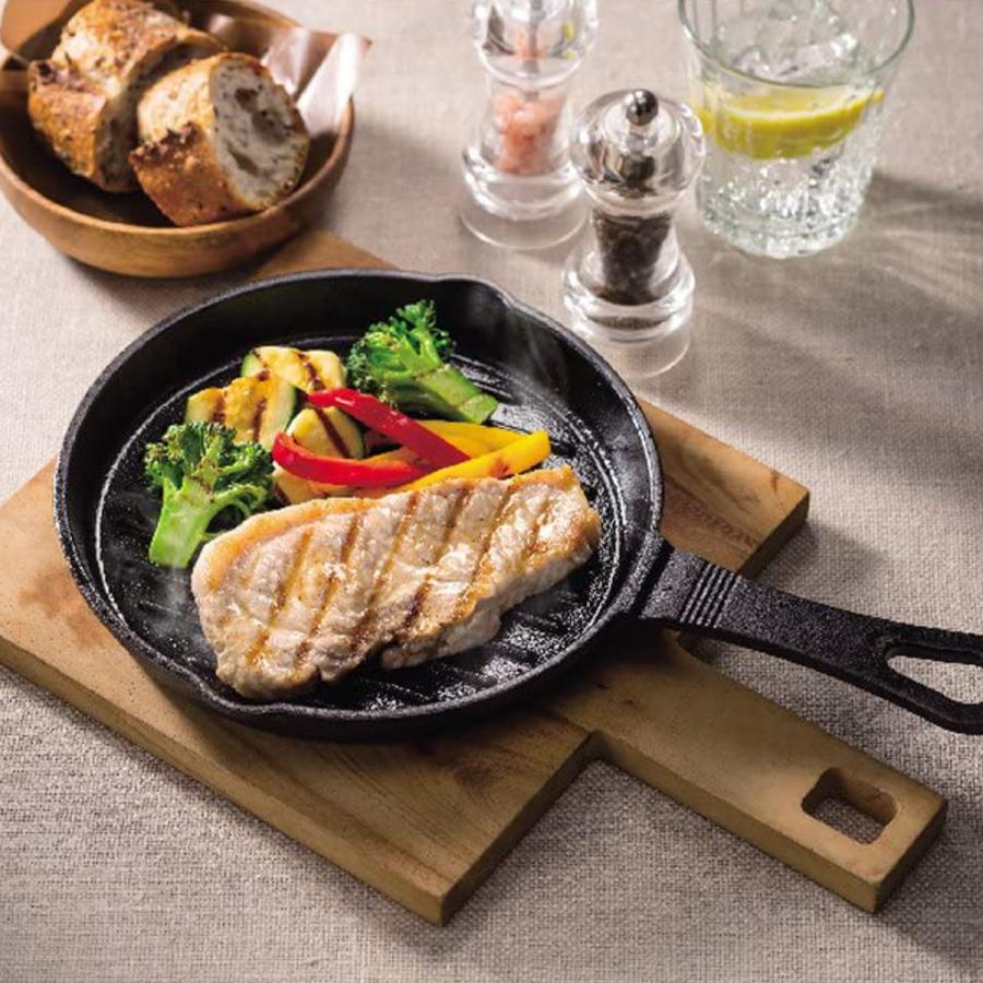 イシガキ産業 3969 スキレットオーブン 18cm[鉄鋳物][直火・IH対応][食