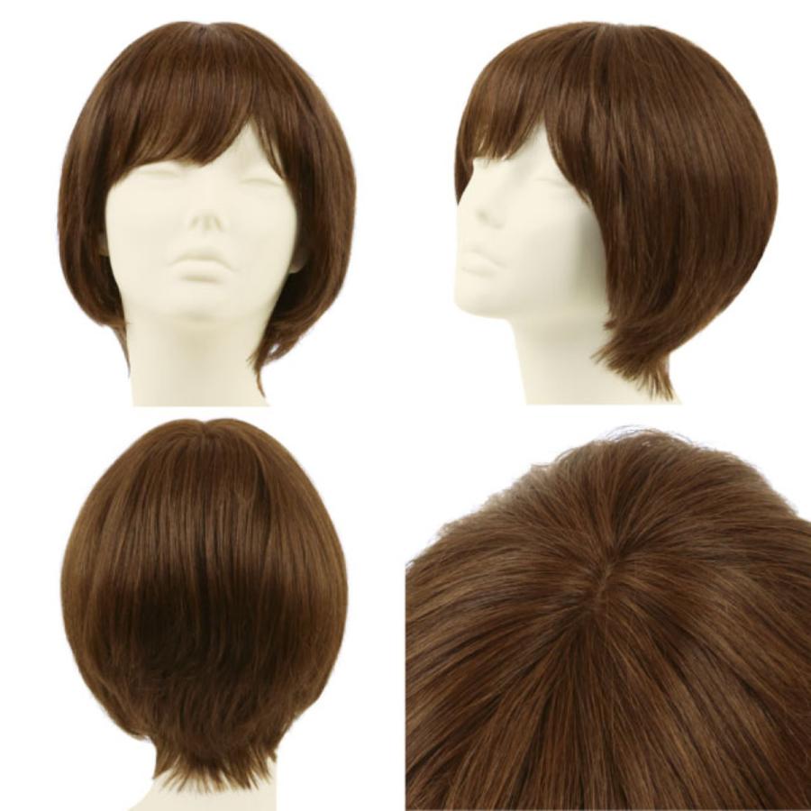 [バレないウィッグ]プリシラ BEAUTE 総手植えオールウィッグ シャープネスショート BA-101-ZBK #人毛ミックスブラック[取り寄せ][送料無料]_14