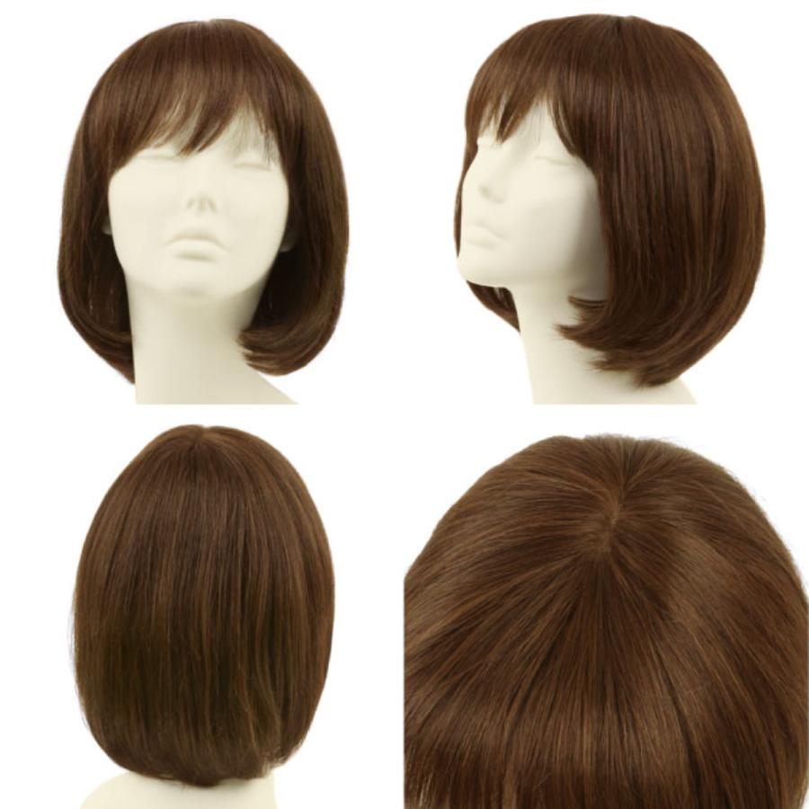 [バレないウィッグ]プリシラ BEAUTE 総手植えオールウィッグ エアリーラウンドボブ BA-102-ZNC #人毛ミックスナチュラルカラー[取り寄せ][送料無料]_14