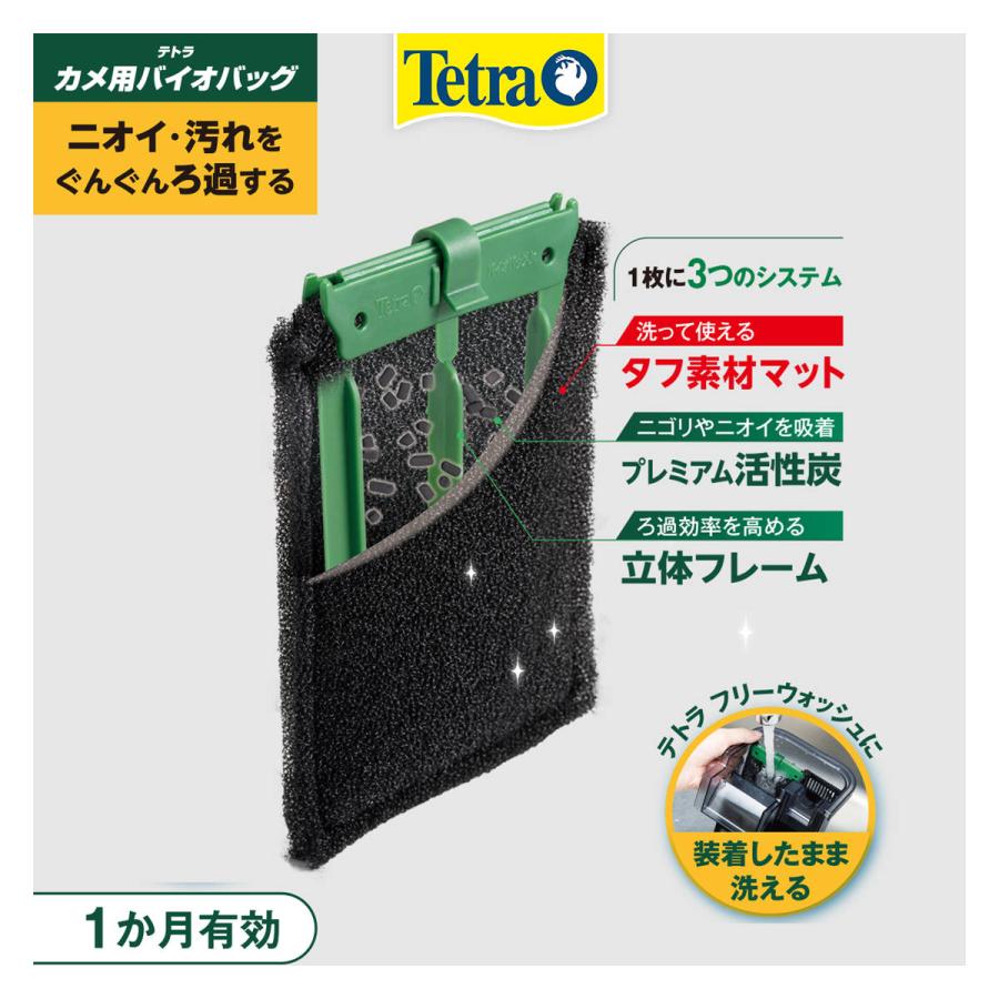 テトラ　カメ用バイオバッグJr. 81個セット スペクトラム ブランズ ジャパン テトラ カメ用バイオバッグJr. 2個