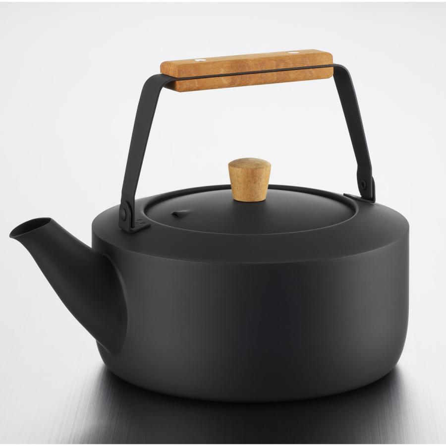 宮崎製作所 CHA-11 茶き くろいろケトル 小 1.5L[日本製 マット