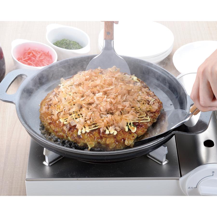 サミット工業 厚さが自慢!焼き物鉄板 II 直径28cm 丸型[日本製 鉄製 鉄