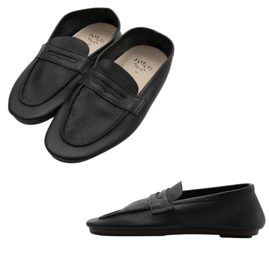 ハリくた ハリローファー ブラック Mサイズ(24.0〜24.5) HK-1001[日本製 革靴 メンズ レディース ユニセックス ウォッシャブルレザー 洗える 水洗い][取り寄せ][送料無料](6061287) ハリくた SERIES ハリくた ハリローファー ブラック Mサイズ(24.0