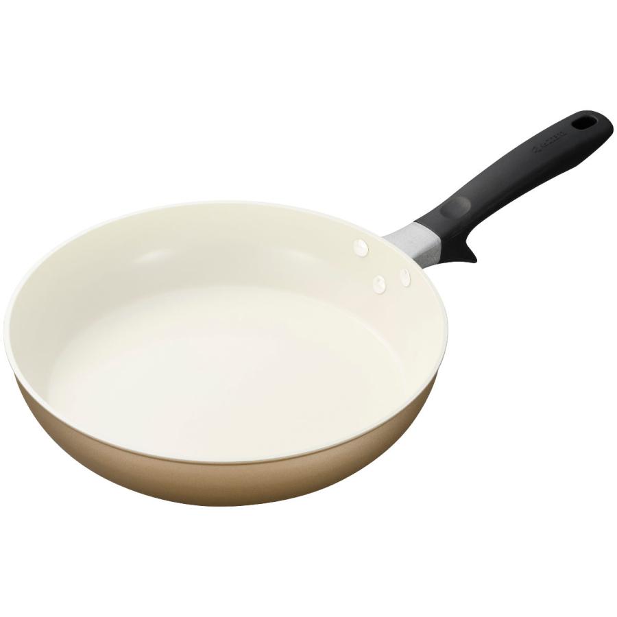 京セラ CERABRID フライパン 28cm CF-28C-WBG ベージュ [ガス火・IH