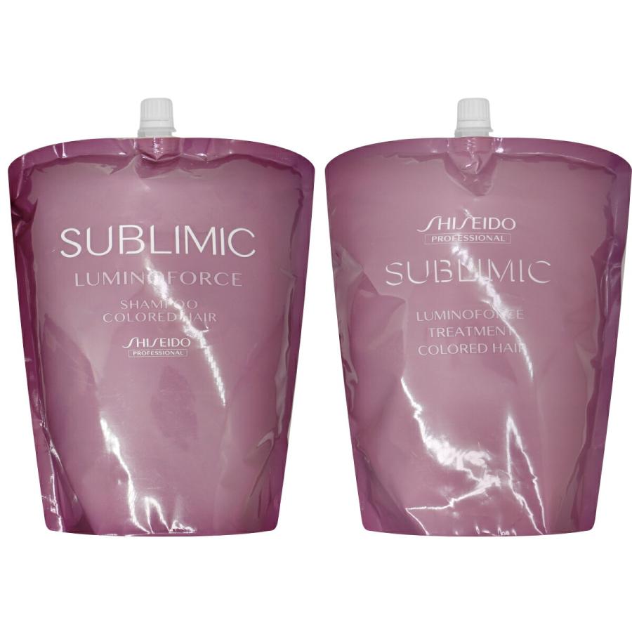 SUBLIMIC [セット]資生堂 サブリミック ルミノフォース シャンプー 詰