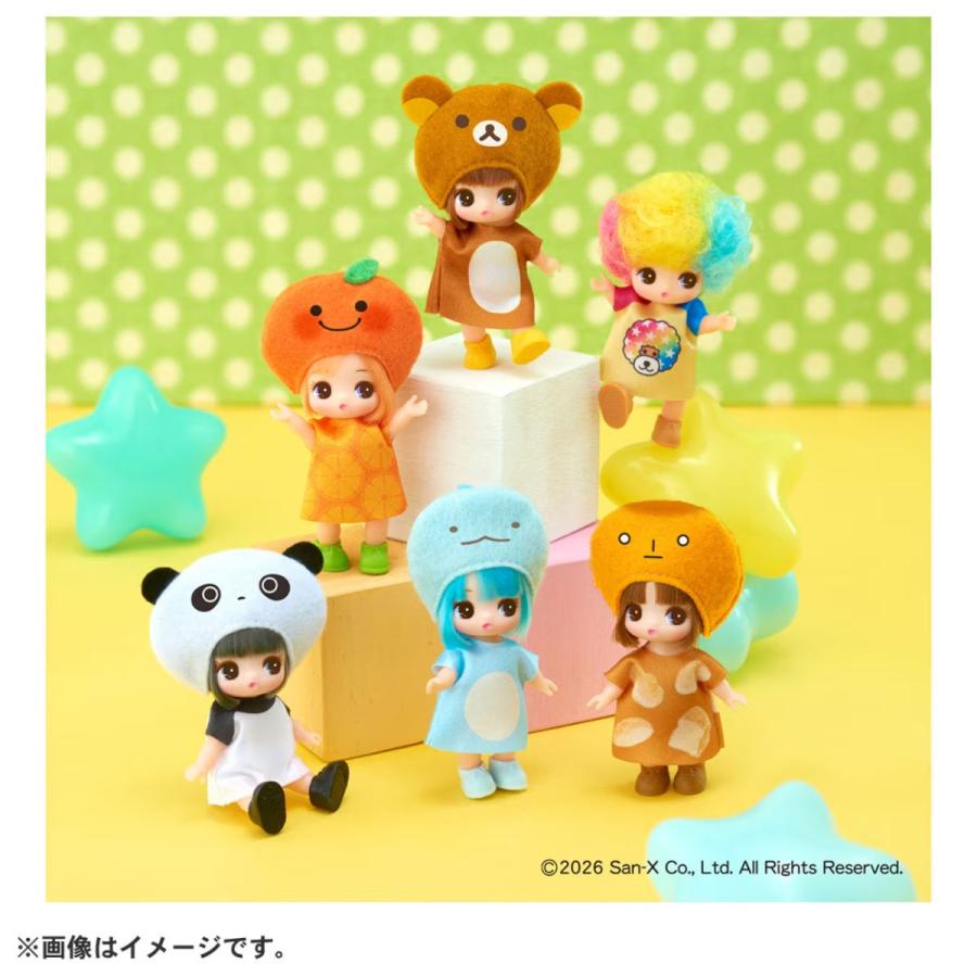 リカちゃん [6個セット]タカラトミー ぷちリカちゃん サンエックス