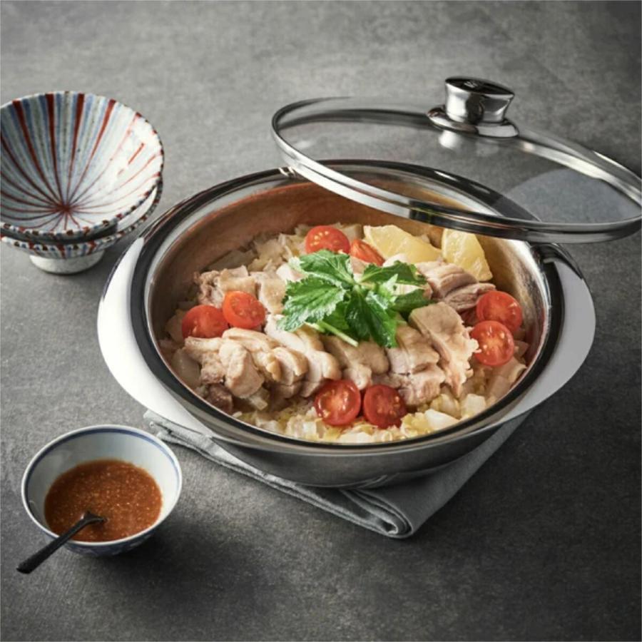 MEYER（マイヤー） PM-NP20T ニューパン 20cm ガラス蓋付き[送料無料