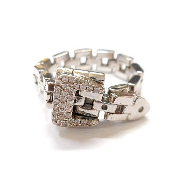 アクセサリー ベルトリング Aタイプ 完成品 ベルト デザイン リング フリーサイズ 指輪 キラキラ ラインストーン シルバー ゴールド ギフト プレゼント |  | 04