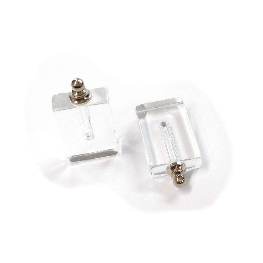 可愛いクリスマスツリーやギフトが 香水 アロマ ペンダント ネックレス ガラス容器 香水瓶 0 1cc 長方形型 Ko Cho