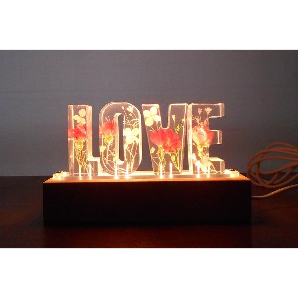 35cm アクリル板付き オリジナル LED ディスプレイ用 照明 ランプ インリア 木製 ベース 手作り UVレジン 文字 数字 ...