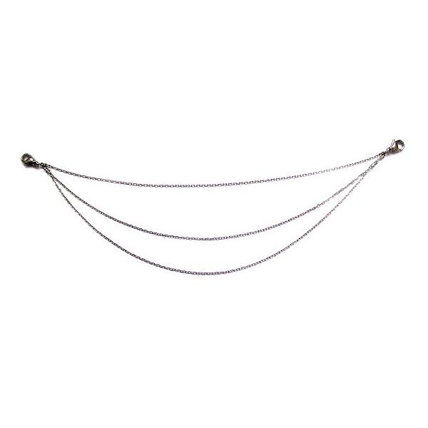 Shareki マスクアクセサリー マスクペンダント カラー ゴールド キラキラ ラインストーン おしゃれマスク ペンダント ステンレス ３連チェーン pin-3che |  | 02