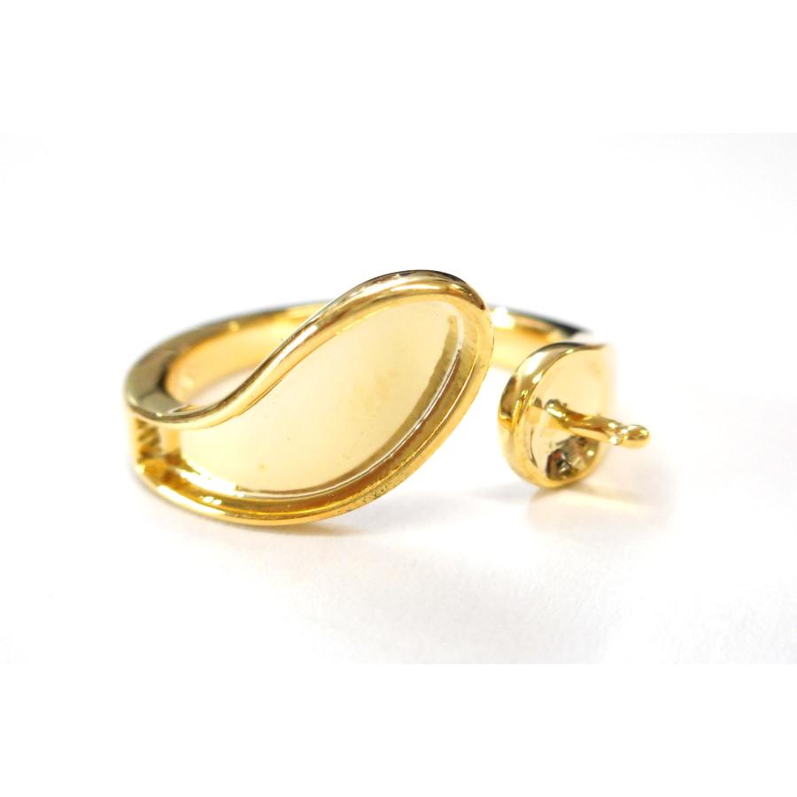 ハンドメイド素材 オリジナル 指輪 リング Aタイプ フリーサイズ