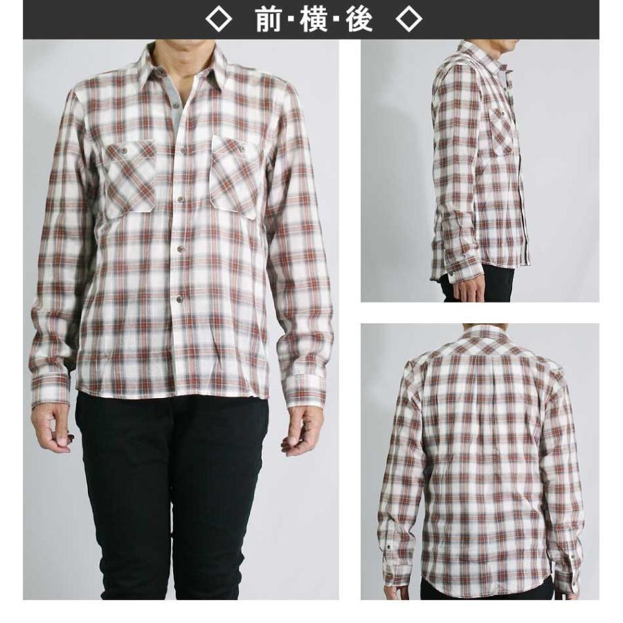 長袖シャツ メンズ チェックシャツ おしゃれ 綿 コットン シンプル レッド 赤 青 ブルー カジュアル 春 夏 641 6658 オシャレモードスタイル エイド 通販 Yahoo ショッピング