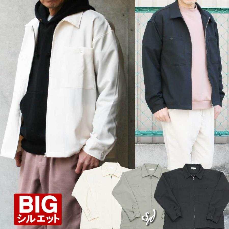 スイングトップ アウター メンズ ビッグシルエット ビッグジャケット 薄手ジャケット 薄手ブルゾン ジャンパー 一枚物 春 春ジャケット 超目玉 12月
