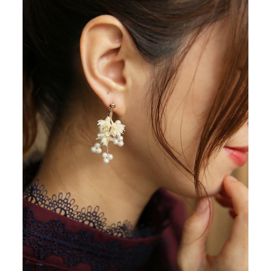 ロング ピアス レディース イヤーアクセサリー パール 逆さ花 ワイヤー 小枝 フラワーパールロングピアス 衛生上の為 返品 交換不可 メール便可 5 オシャレウォーカー 通販 Paypayモール