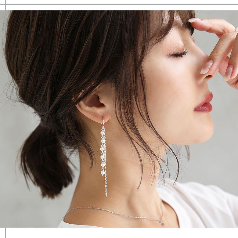osharewalker（オシャレウォーカー） ロング フックピアス レディース 