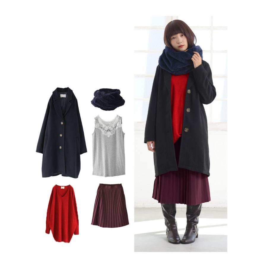 福袋 21 レディース コーデセット コート ニット スカート パンツ タンクトップ 冬のお洒落な街歩きコーデ福袋5点set 返品 交換不可 メール便不可 オシャレウォーカー 通販 Paypayモール
