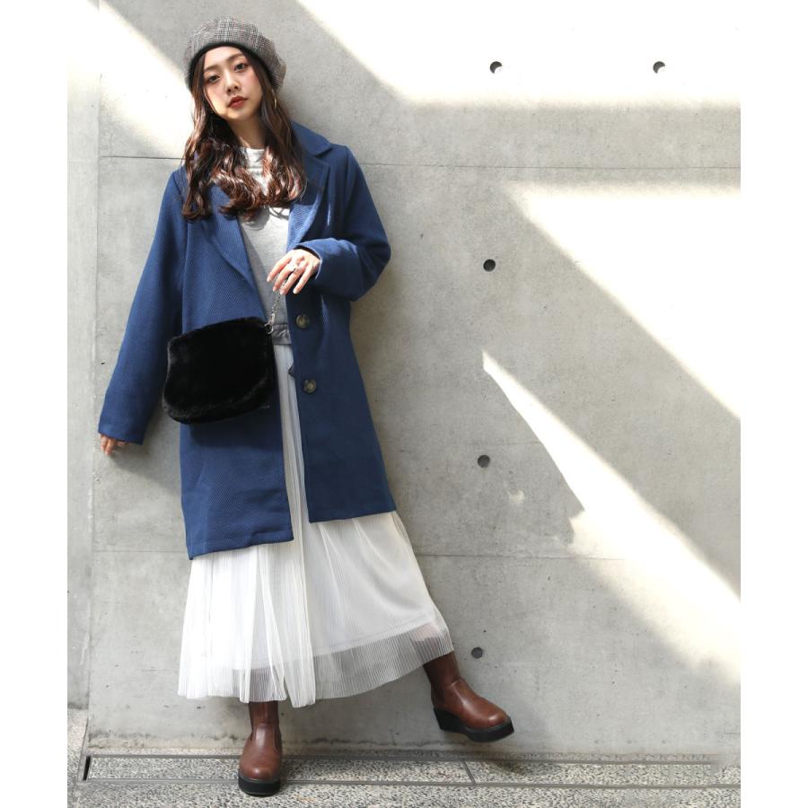 送料無料 福袋 レディース ロング ワンピース コート 長袖 ふんわりチュールが覗く大人女子コーデ3点set 返品 交換不可 メール便不可 オシャレウォーカー 通販 Paypayモール