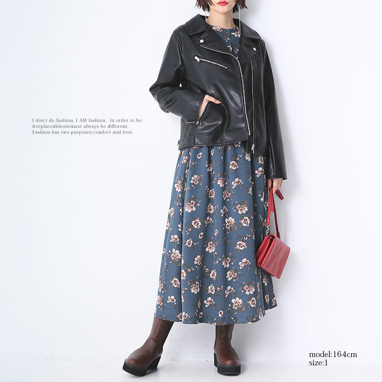 送料無料 福袋 レディース アウター ジャケット ワンピース 長袖 花柄 甘辛mix花柄ワンピースコーデ2点set 返品 交換不可 メール便不可 Cfz0317 オシャレウォーカー 通販 Yahoo ショッピング