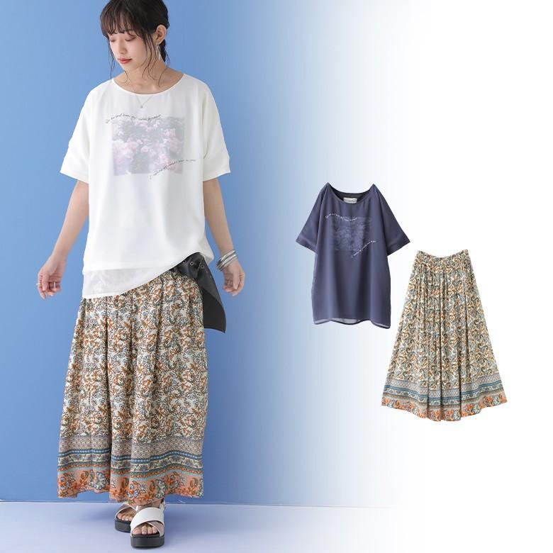 osharewalker（オシャレウォーカー） レディース Tシャツ ロング 