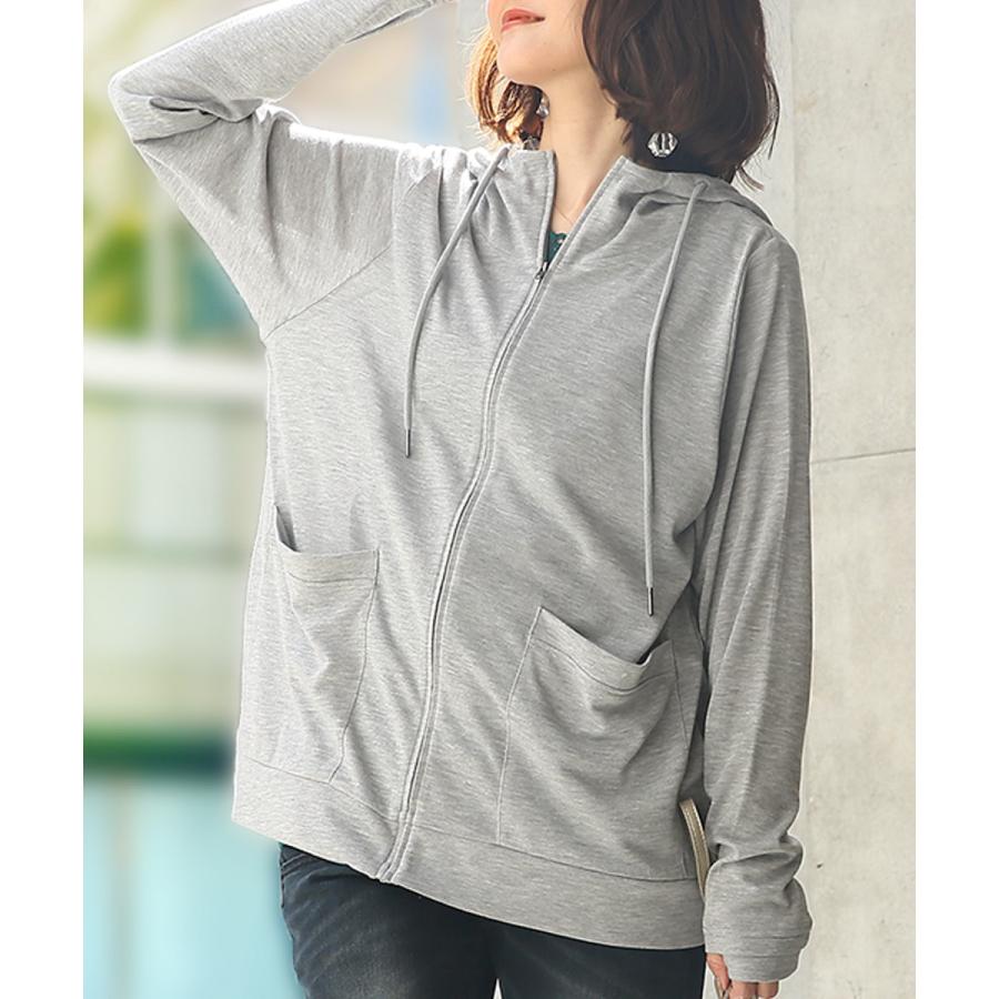 パーカー レディース Uvカット トップス 羽織 長袖 シアー 紫外線 日焼け対策 指穴 フード シアーuvパーカー 返品交換不可 メール便不可 オシャレウォーカー 通販 Paypayモール