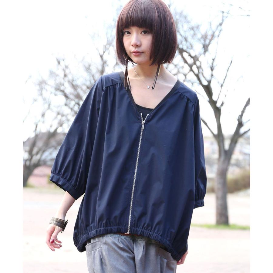 ブルゾン レディース ライトアウター アウター 半袖 無地 年中 春 夏 秋 シンプルジップブルゾン メール便可 10 オシャレウォーカー 通販 Paypayモール