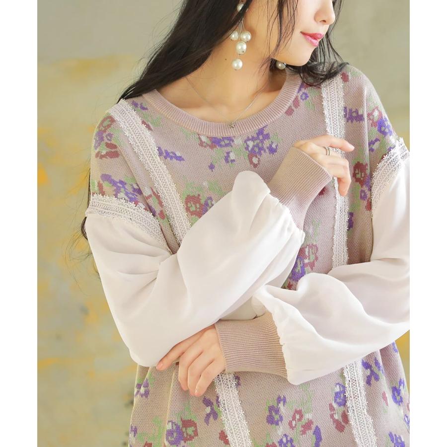 somari imagination ニット レディース トップス プルオーバー 長袖 
