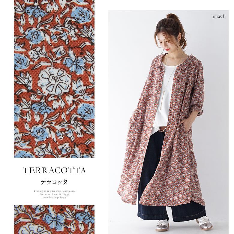 n'OrLABEL ロング ワンピース レディース 羽織り 長袖 パフ袖 2way