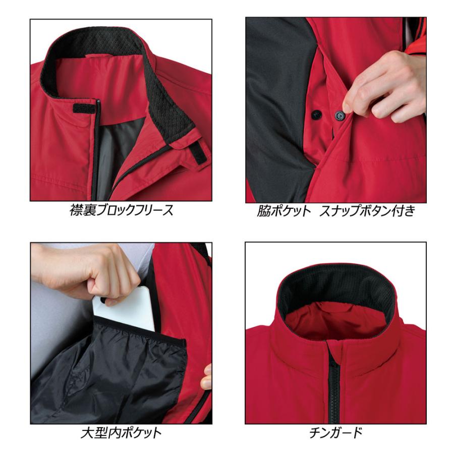 THE VALUE ウォームライトベスト S〜3L ベスト 防寒 フリース 軽量 
