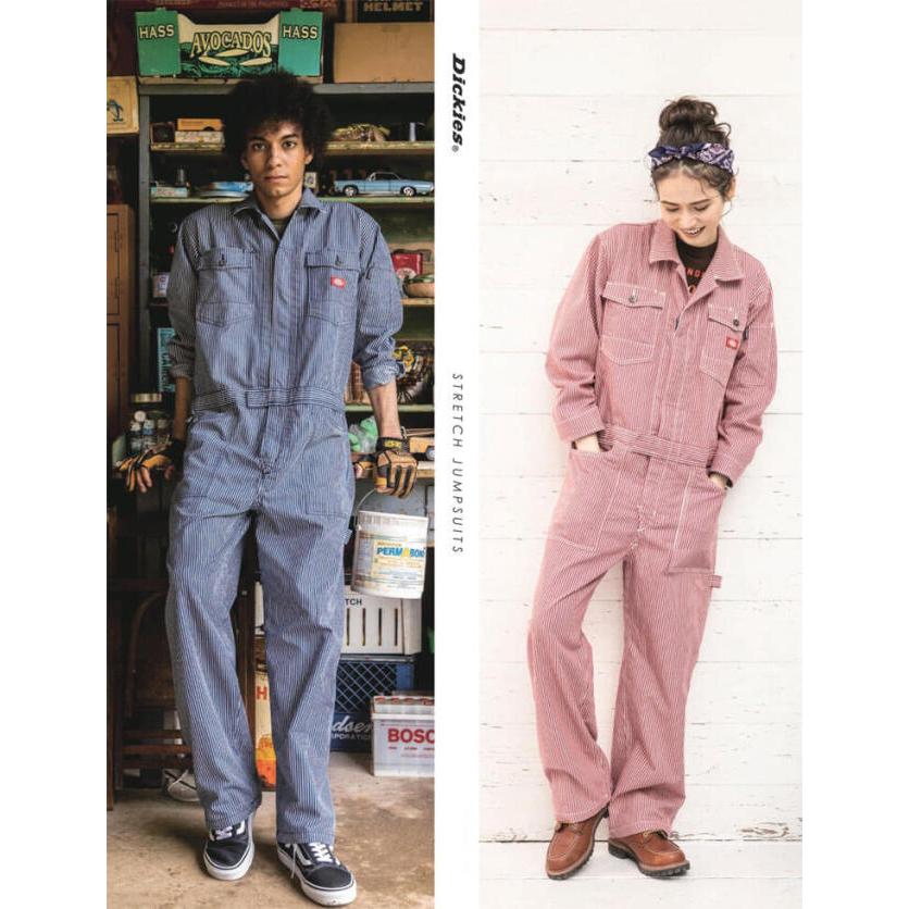 Dickies（ディッキーズ） ストレッチヒッコリー ツナギ SS〜5L