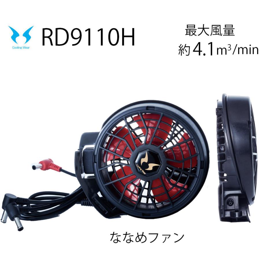 空調風神服 新型ななめ型ハイパワーファンセット（ファン×２、ケーブル