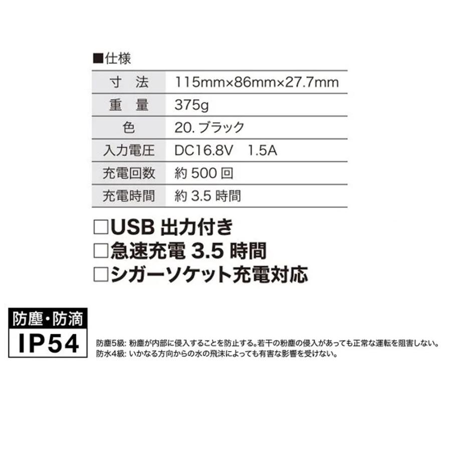 HOOH（鳳皇） 快適ウェア 28Vバッテリー（単体） 急速充電 USB EF