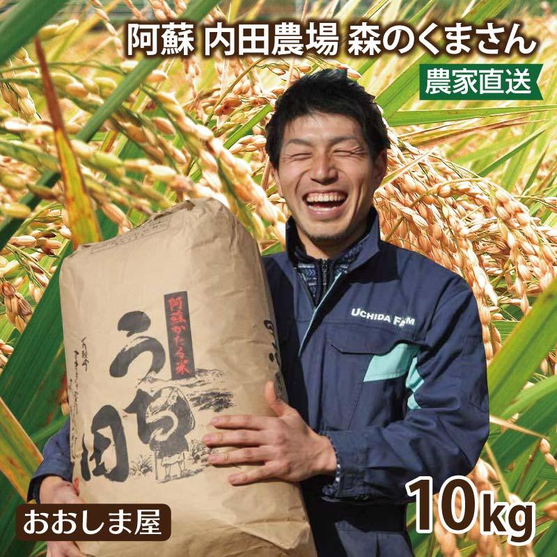 お米 内田農場 のお米 1袋 10kg 選べる 森のくまさん 阿蘇 熊本 お米 内田農場 のお米 1袋 10kg 選べる 森のくまさん 阿蘇 熊本