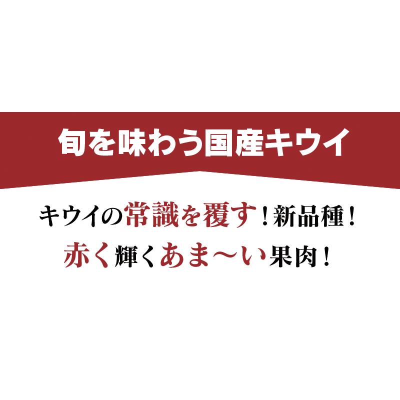 国産 キウイ レッドサン 1kg 送料無料 ＜10月中旬より順次出荷＞ 別名：レッドキウイ 紅妃 レインボー 熊本産 産地直送 農家直送｜oshimaya-1991｜02