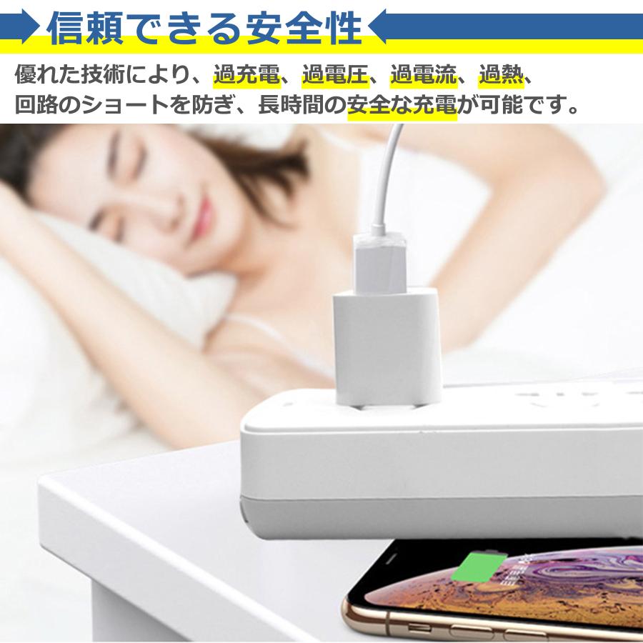 USB-Cケーブル、コンセント、充電器セット USB 電源 アダプタ タイプC ケーブル 1m 2口 充電器 セット Type