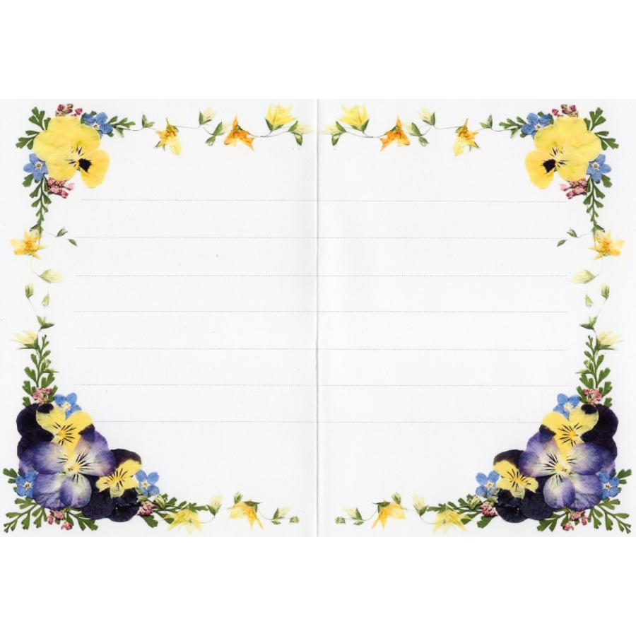 手作り プリント 押し花カード10枚セット メッセージカード A5サイズ二つ折り Fcs1001 押し花工房 和 通販 Yahoo ショッピング