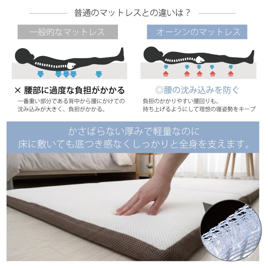 オーシン（OSHIN） スゴ楽smart マットレス シングル 日本製 メーカー